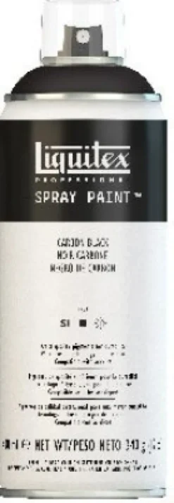Liquitex - Spraymaling - Carbon Black 400 ML