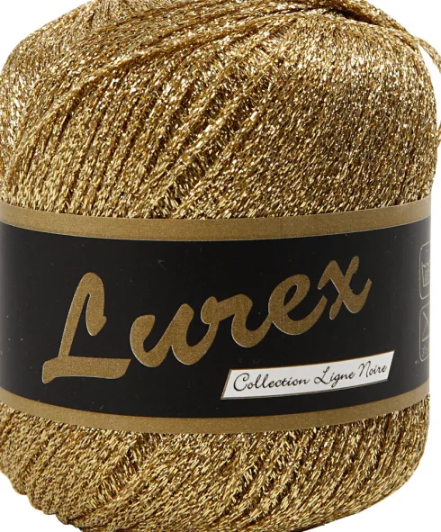 Lurex Garn - L 160 M - Guld - 25 G