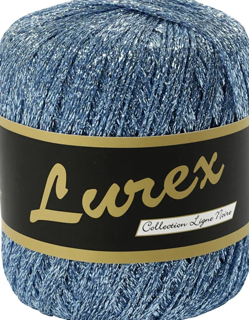 Lurex Garn - L 160 M - Lyseblå - 25 G