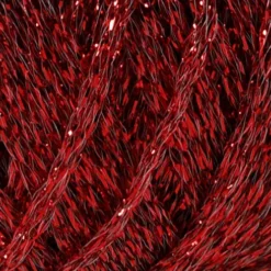 Lurex Garn - L 160 M - Rød - 25 G