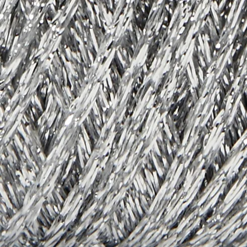 Lurex Garn - L 160 M - Sølv - 25 G
