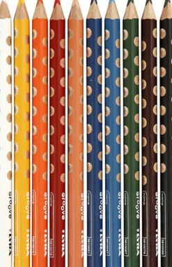 Lyra - Groove Farveblyanter - Natural Grip - 10 Farver