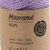 Macramé Reb - L 55 M - Ø 4 MM - Lilla - 330 G