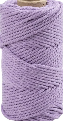 Macramé Reb - L 55 M - Ø 4 MM - Lilla - 330 G