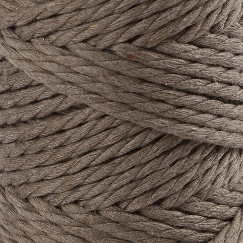 Macramé Reb - L 55 M - Ø 4 MM - Lys Brun - 330 G