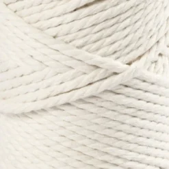 Macramé Reb - L 55 M - Ø 4 MM - Råhvid - 330 G