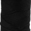 Macramé Snor - L 198 M - Ø 2 MM - Sort - 330 G