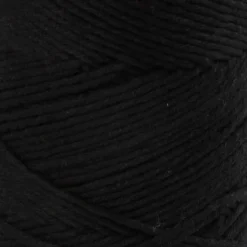 Macramé Snor - L 198 M - Ø 2 MM - Sort - 330 G