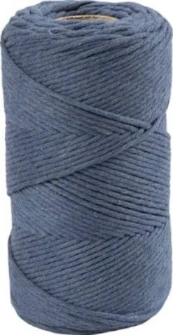 Macramé Snor - 2 MM - Blå