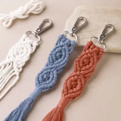 Macramé Snor - 2 MM - Brændt Orange
