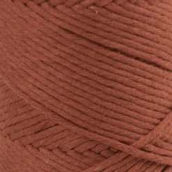 Macramé Snor - 2 MM - Brændt Orange