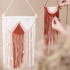 Macramé Snor - 2 MM - Rød