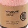 Macramé Snor - 2 MM - Rosa