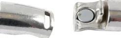 Magnetlås - Ø 26 MM - Hulstr. 10 MM - Antik Sølv - 1 Stk