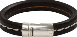 Magnetlås - Ø 26 MM - Hulstr. 10 MM - Antik Sølv - 1 Stk