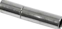 Magnetlås - Str. 3X14 MM - Hulstr. 2 MM - Forsølvet - 40 Stk