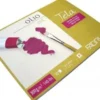 Maleblog Til Oliemaling - 18 X 24 CM - Canvas Grain - 10 Ark - Fabriano