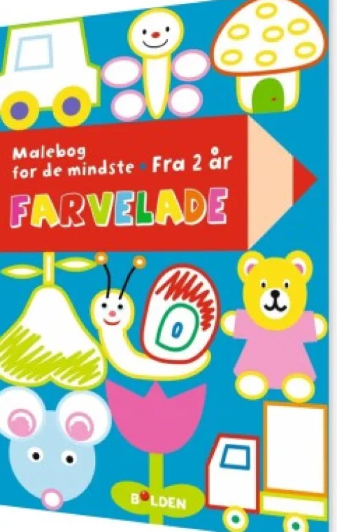 Malebog - Farvelade For De Mindste - Fra 2 År