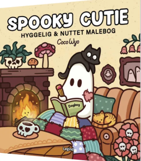 Malebog: Spooky Cutie - Cozy Coloring