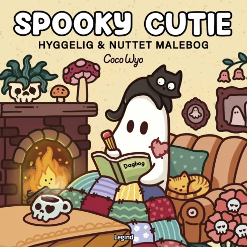 Malebog: Spooky Cutie - Cozy Coloring