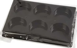 Malerpalette Til Vandfarve - Plastik - 11X16 CM - Sort