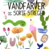 Mal Selv Kunst Med Vandfarver Og Sorte Streger