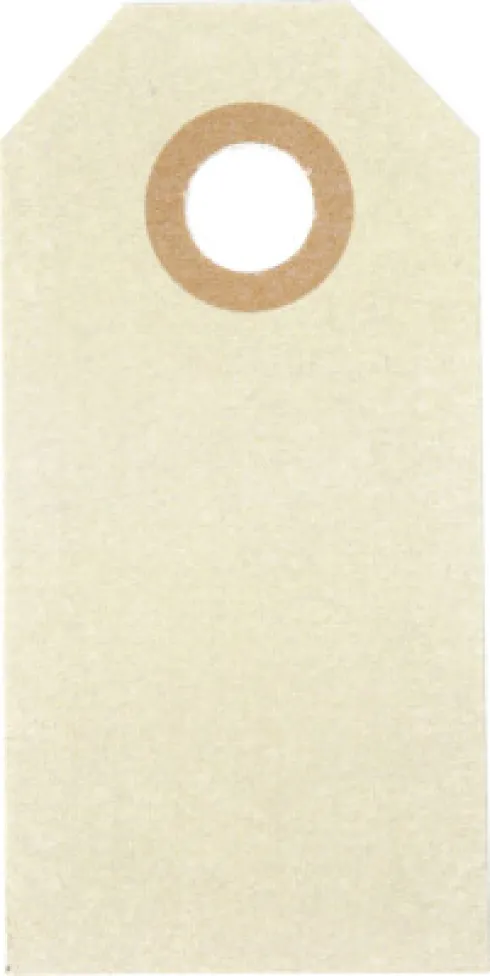 Manillamærker - Str. 3X6 CM - 250 G - Creme - 30 Stk