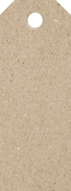 Manillamærker - Str. 3X8 CM - 220 G - Natur - 20 Stk