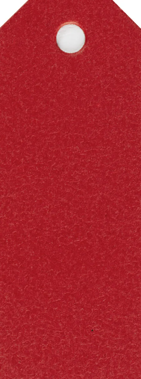 Manillamærker - Str. 3X8 CM - 220 G - Rød - 20 Stk