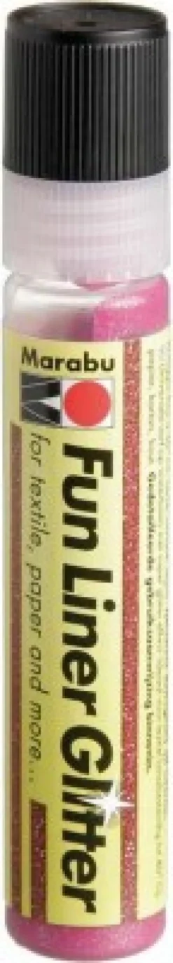 Marabu - Fun Liner Glitter - Fuchsia - 25 ML
