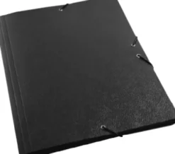 Mariola Elastikmappe C4 Sort Fiberpap