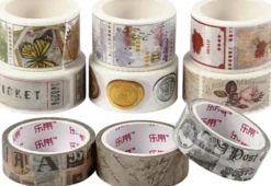 Masking Tape - L 3+5 M - B 15+25 MM - 9 Ruller