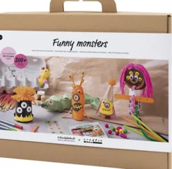 Maxi DIY Mix Sjove Monstre - Assorterede Farver