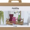 Maxi Kreativt Sæt - Modellering - Papmachévaser - Assorterede Farver