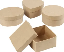 Mediumæsker - H 5 CM - Ø 10-12 CM - 4 Stk