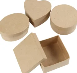 Mediumæsker - H 5 CM - Ø 10-12 CM - 4 Stk