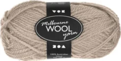 Melbourne Uldgarn - L 92 M - Pind 4-5,5 - Beige - 50 G