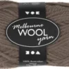 Melbourne Uldgarn - L 92 M - Pind 4-5,5 - Grå Brun - 50 G