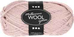 Melbourne Uldgarn - L 92 M - Pind 4-5,5 - Lys Rød - 50 G