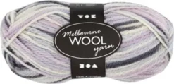 Melbourne Uldgarn - L 92 M - Pind 4-5,5 - Mørk Lilla - 50 G