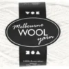 Melbourne Uldgarn - L 92 M - Pind 4-5,5 - Råhvid - 50 G