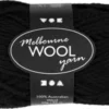 Melbourne Uldgarn - L 92 M - Pind 4-5,5 - Sort - 50 G