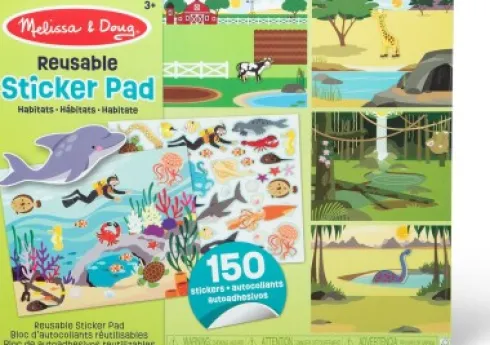 Melissa & Doug - Genanvendelige Klistermærker - Habitater