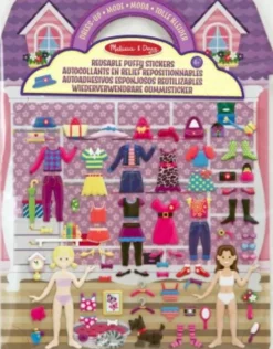 Melissa & Doug - Genanvendelige Klistermærker - Dress Up Hus