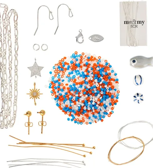Me & My Box - DIY Smykker - Coral Blue