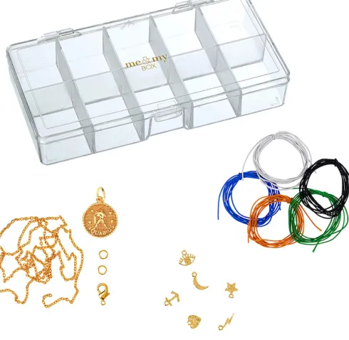 Me & My Box - Smykke Kit - Stjernetegn - Vandmanden - Guldbelagt 18 Karat