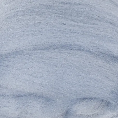 Merino Uld Garn - Tykkelse 21 My - Isblå - 100 G