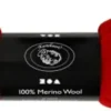 Merino Uld Garn - Tykkelse 21 My - Julerød - 100 G