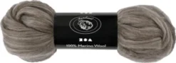Merino Uld Garn - Tykkelse 21 My - Naturgrå - 100 G