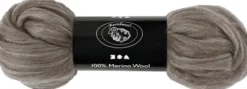 Merino Uld Garn - Tykkelse 21 My - Naturgrå - 100 G
